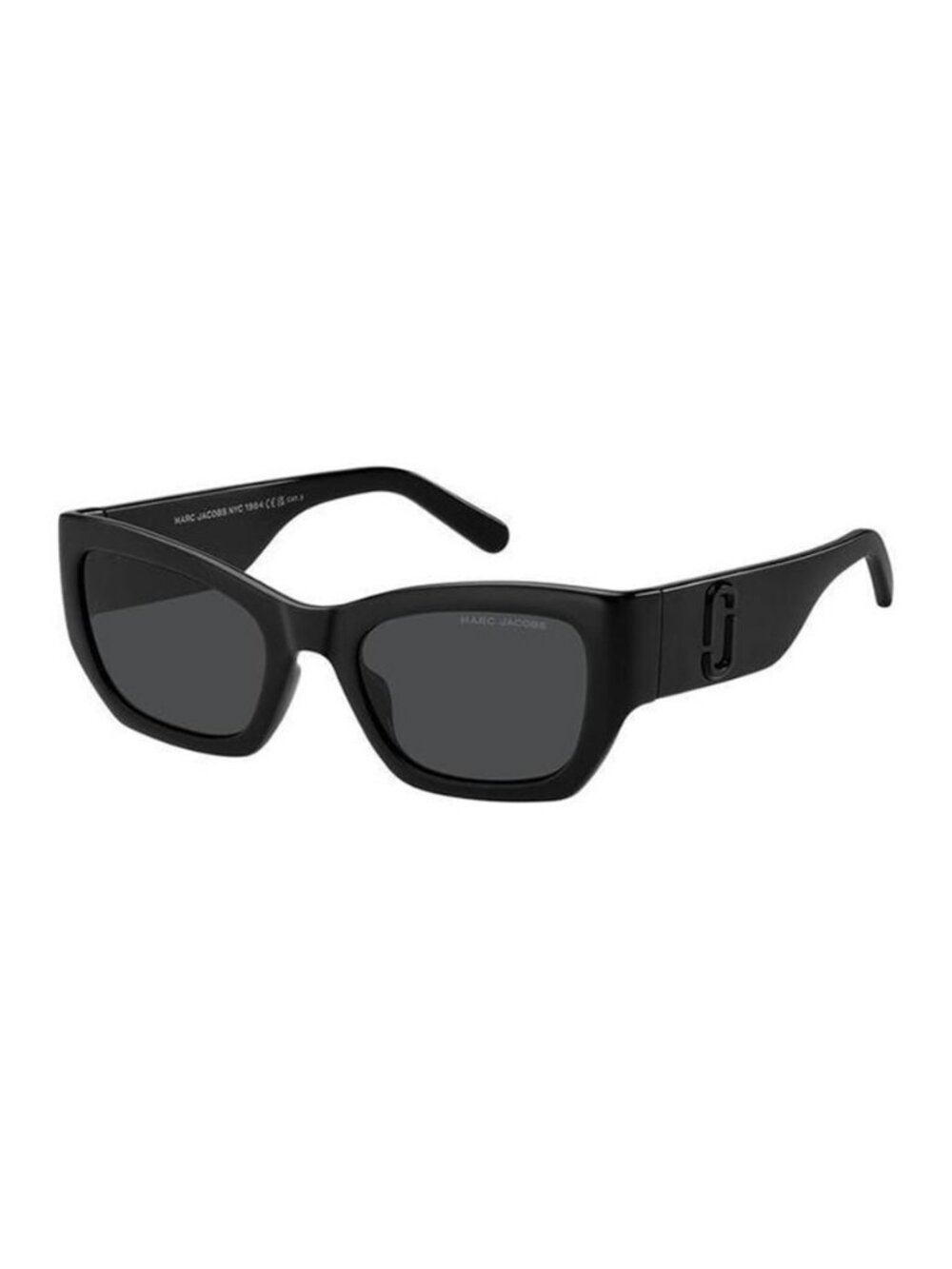 New Authentic Marc Jacobs Unisex Black Square Acetate Sunglasses
